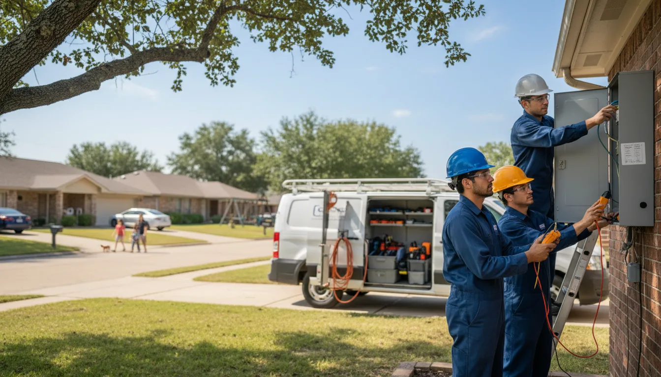 Certified electrician providing emergency electrical services in Haskell, OK